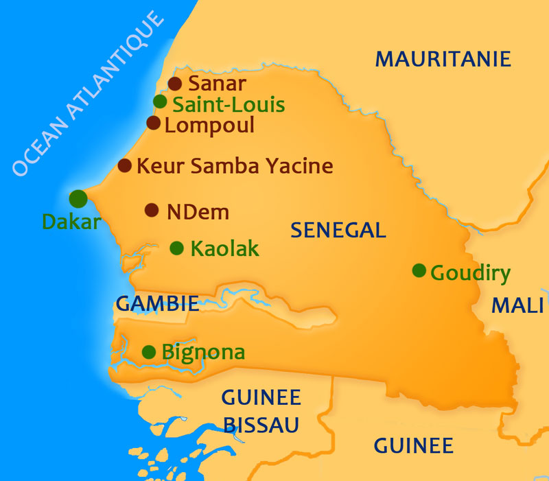 Senegal-Map